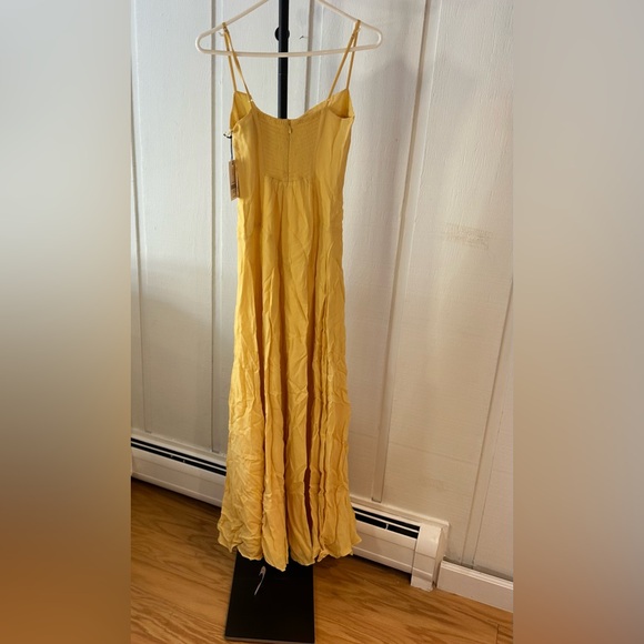 NWT Reformation Bea Dress In Sunshine - Picture 3 of 3